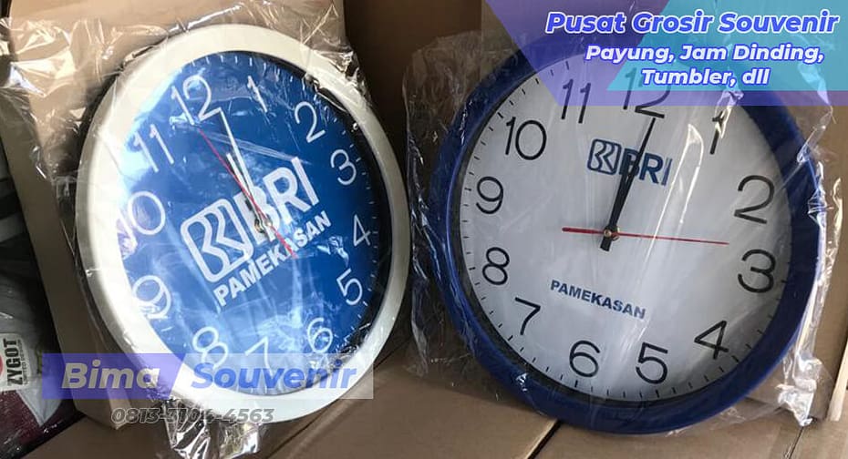 Pabrik Jam Dinding Promosi Surabaya - Jam Dinding BRI Pamekasan