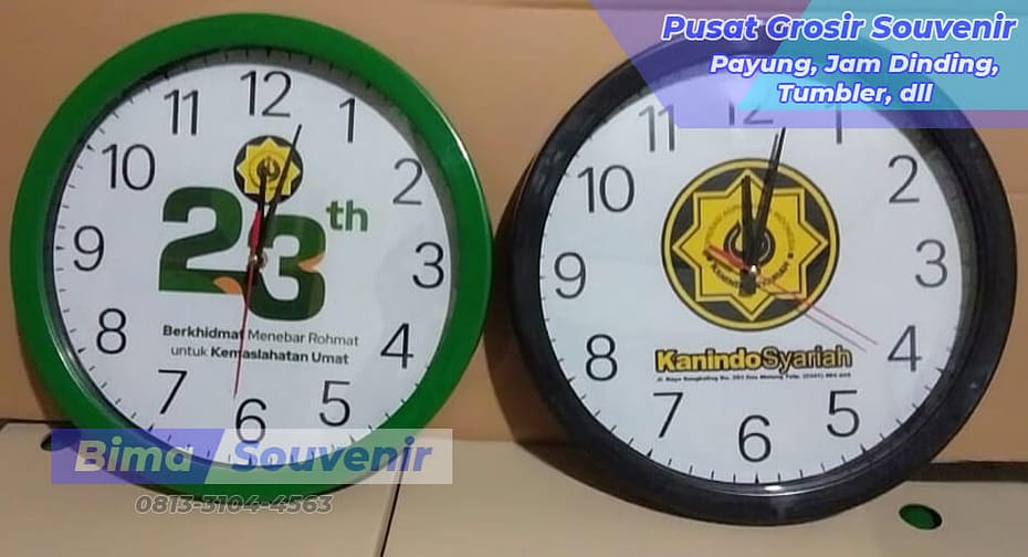 Souvenir Jam Dinding Surabaya - Kanindo Syariah