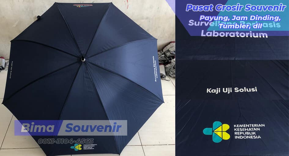 Payung Golf Navy Kemkes RI